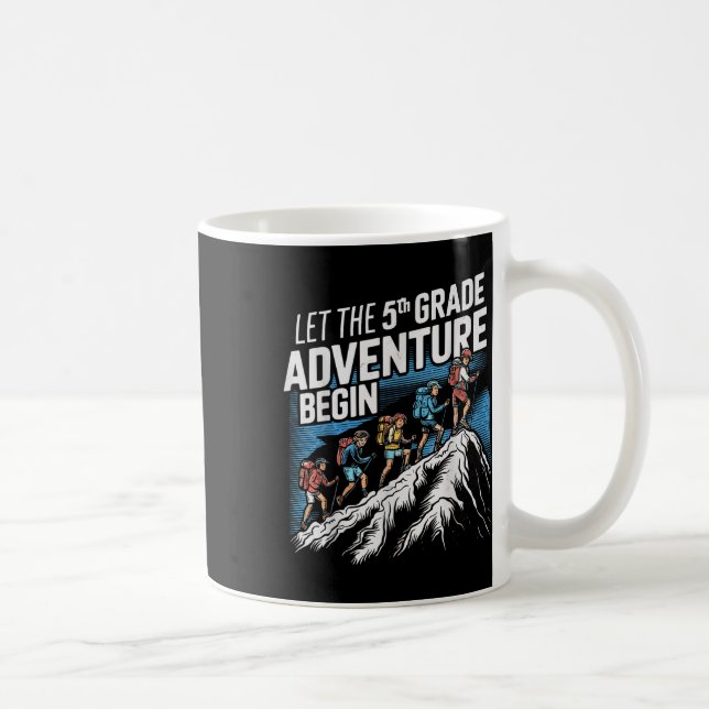 Caneca De Café Que A Aventura De 5 Comece De Quinto Grau (Direita)