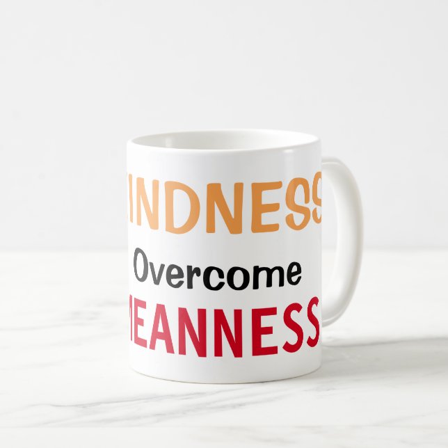 Caneca De Café Que a bondade supere a maldade (Frente Esquerda)