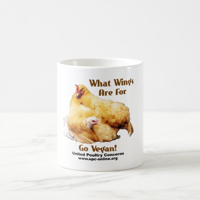 Caneca De Café Que asas seja para - vai o Vegan (Centro)