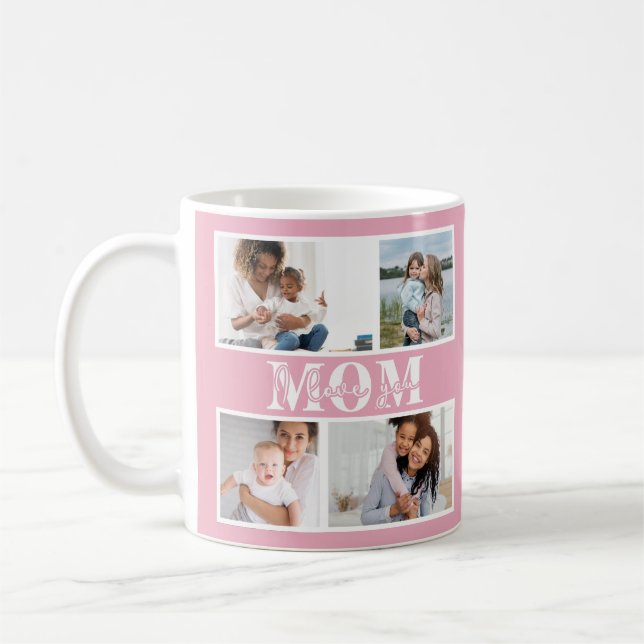 Caneca De Café Que bom que te amo, Dia de as mães. (Esquerda)