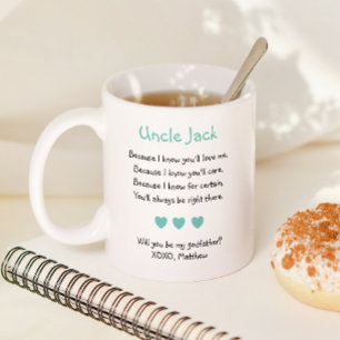 Caneca De Café Que Bonito Você Será Minha Foto Poema Do Padrinh