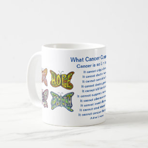 Caneca De Café Que Cancer Não Consegue Fazer Poem Butterfly Coffe