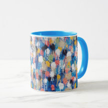 Caneca de café que caracteriza a arte original da