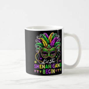 Caneca De Café Que Comece as Travessuras Boboza Engraçado Mardi G