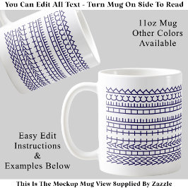 Caneca De Café Que diabos Mensagem Oculta Personalizada 142BuW Ci