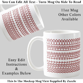 Caneca De Café Que diabos Mensagem Oculta Personalizada 142MW Cit