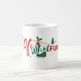 Caneca De Café Que Diversão - Mug de Feriado Feliz