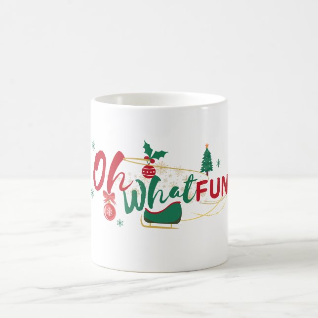 Caneca De Café Que Diversão - Mug de Feriado Feliz (Centro)