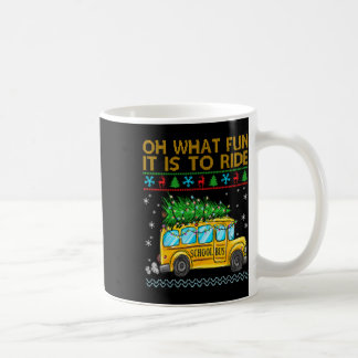 Caneca De Café Que Divertido É Dirigir A Engraçada Escola De Nata