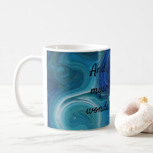 Caneca De Café Que mundo maravilhoso (Com Donut)