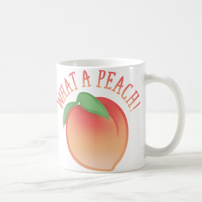 Caneca De Café Que Pêssego (Direita)