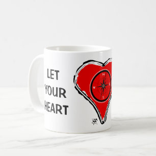 Caneca De Café Que seu coração seja sua bússola v1-1.