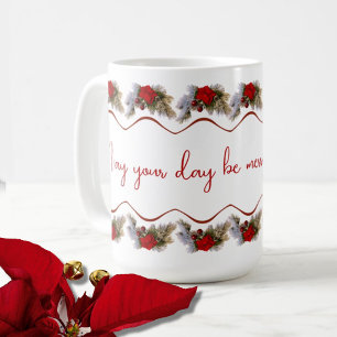 Caneca De Café Que seus dias sejam Feliz e feriado direito