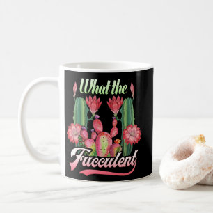 Caneca De Café Que Suculentes Cactus Vegetais Gardening