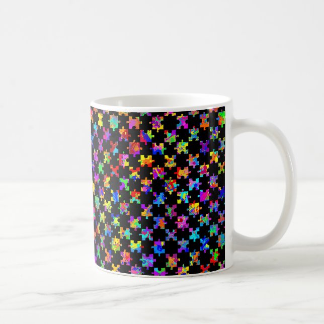 Caneca De Café Quebra-cabeça (Direita)