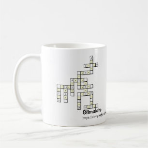 Caneca De Café Quebra-cabeça Crossmath 2