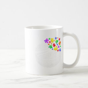Caneca De Café Quebra-cabeça de Hóquei sobre a Autismo Homens Mul