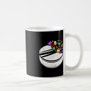 Caneca De Café Quebra-cabeça de Hóquei sobre a Autismo Homens Mul