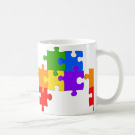 Caneca De Café Quebra-cabeça de LGBT