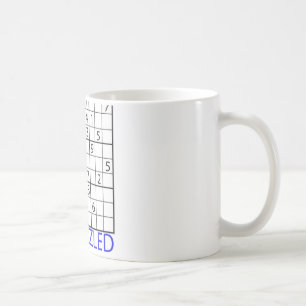 Caneca De Café Quebra-cabeça de Sudoku
