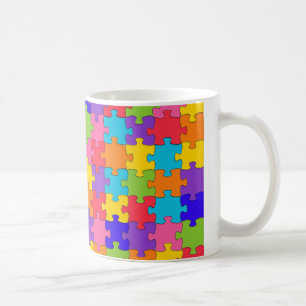 Caneca De Café quebra-cabeça do autismo