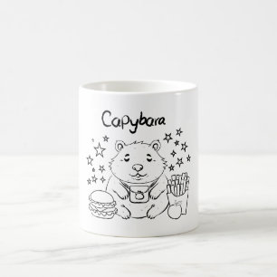 Caneca De Café Quebra de almoço de Capybara