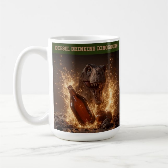 Caneca De Café Quebra De Garrafas De Cerveja (Esquerda)