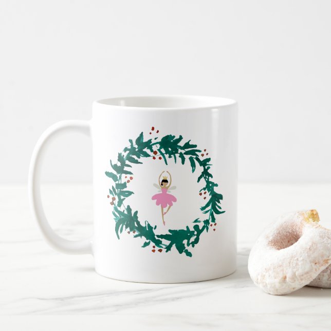 Caneca De Café Quebra-Nozes Deixar Neve Cupão de Natal (Com Donut)