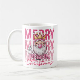 Caneca De Café Quebra-Nozes Feliz Natal Pinky Soldado do Ballet