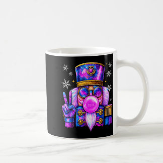 Caneca De Café Quebra-Nozes Roxo Soprando Chiclete Natal Fofo