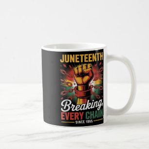 Caneca De Café Quebrando Todas As Correntes Desde 1865 Juntetim M