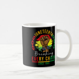 Caneca De Café Quebrando Todas As Correntes Desde 1865 Mulheres H