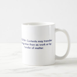 Caneca De Café Quebre as leis de física!