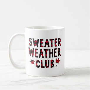 Caneca De Café Queda de Folha Metálica do Sweather Club