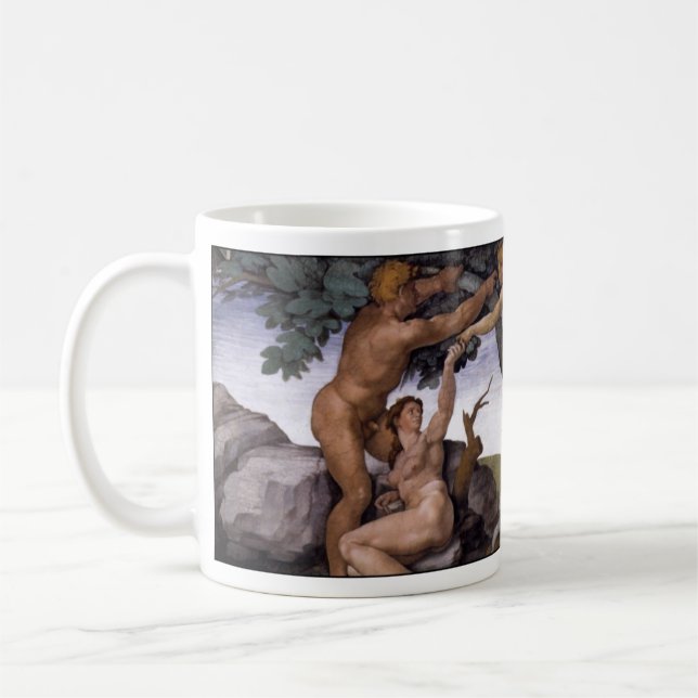 Caneca De Café Queda e expulsão do paraíso (Esquerda)