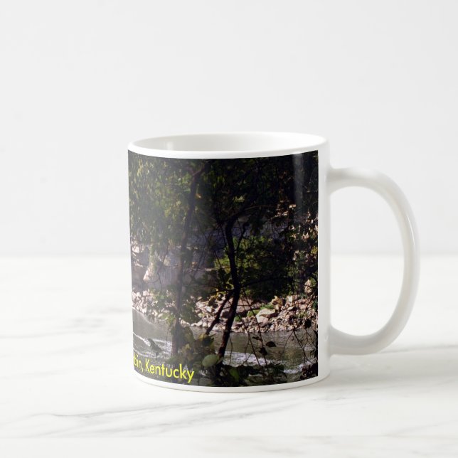 Caneca De Café Quedas de Cumberland, Corbin, Kentucky (Direita)