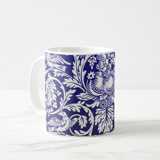 Caneca De Café Queen Anne Pattern, William Morris (Frente Esquerda)