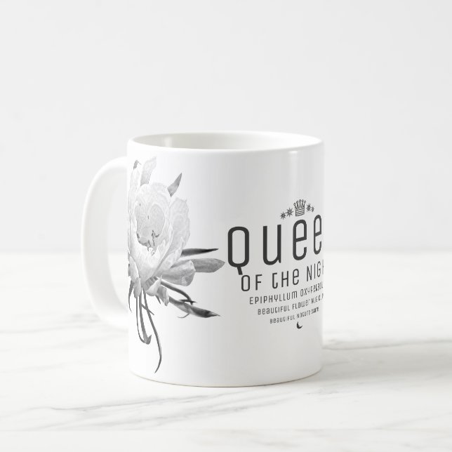 Caneca De Café Queen of the Night (Frente Esquerda)
