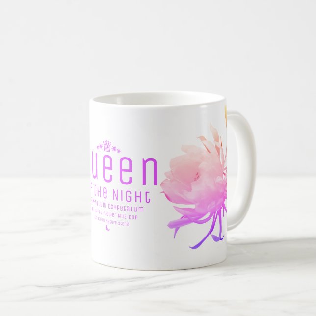 Caneca De Café Queen of the Night コーヒーマグカップ (Frente Esquerda)