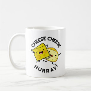 Caneca De Café Queijo Hurray Engraçado Queijo Engraçado