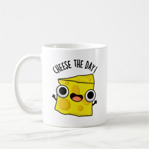Caneca De Café Queijo No Dia Engraçado Comida