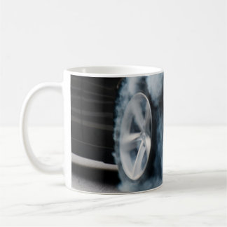 Caneca De Café Queimada de carro preto