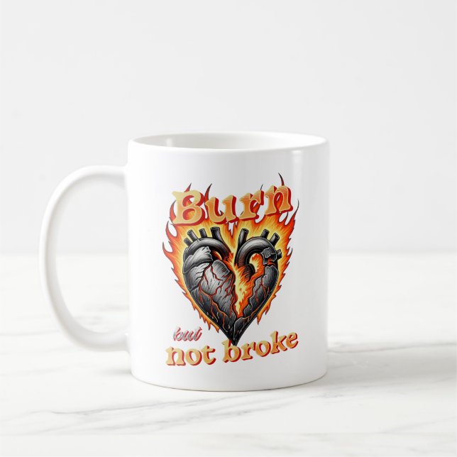 Caneca De Café Queime Mas Não Quebre (Esquerda)