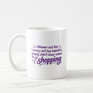 Caneca De Café Quem Disse Que Dinheiro Não Pode Comprar Felicidad
