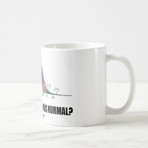 Caneca De Café Quem disse que eu era normal? (Humor da curva de