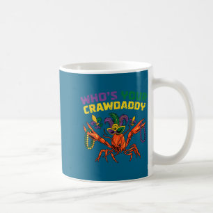 Caneca De Café Quem é o crawdaddy lagostim bobo contas engraçado 