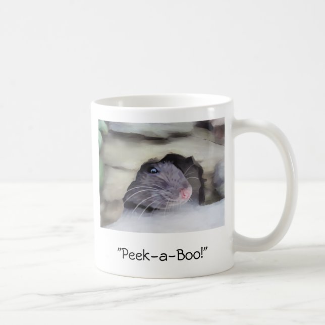 Caneca De Café "Quem está aí!" (Direita)