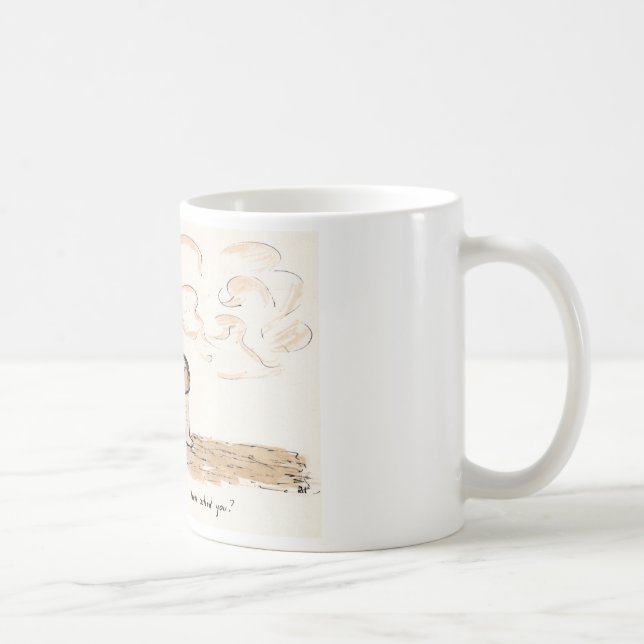 Caneca De Café "quem perguntou-lhe? " (Direita)