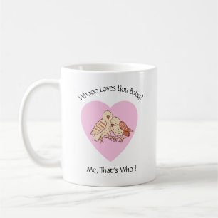 Caneca De Café Quem Te Ama Namorados De Corujas Bonitas