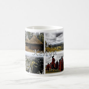 Caneca De Café Quênia - Mosaico -
